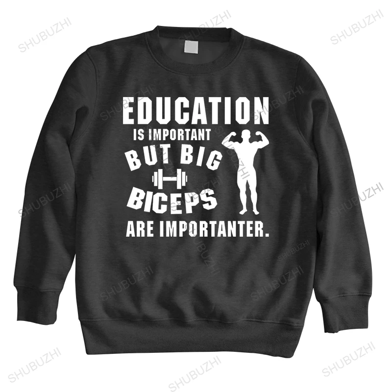 

new Cotton hoodies Men Crew Neck Tops New fashion sweatshirt EDUCATION is important brand unisex streetwear hoodie for boys
