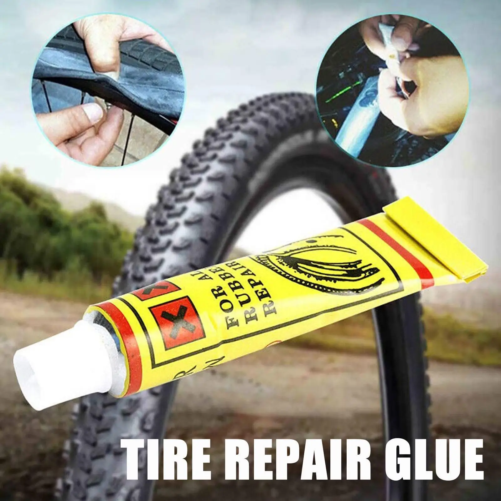 123PcsCarTyreRepairingGlueMotorcycleBicycleTireInnerTube