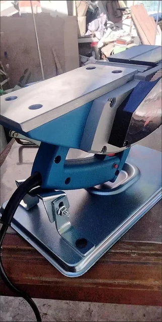 Supporto Pialla Elettrica Amyko - Ribaltabile, Portatile In Acciaio Per Lavorazione Legno - Foto 6
