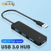 Goelely USB 3.0 HUB 4 USB 3.0 Ports High Speed Data Transfer USB HUB USB2.0 Extender Hub Splitter for Laptop Desktop 4-in-1 HUB 1
