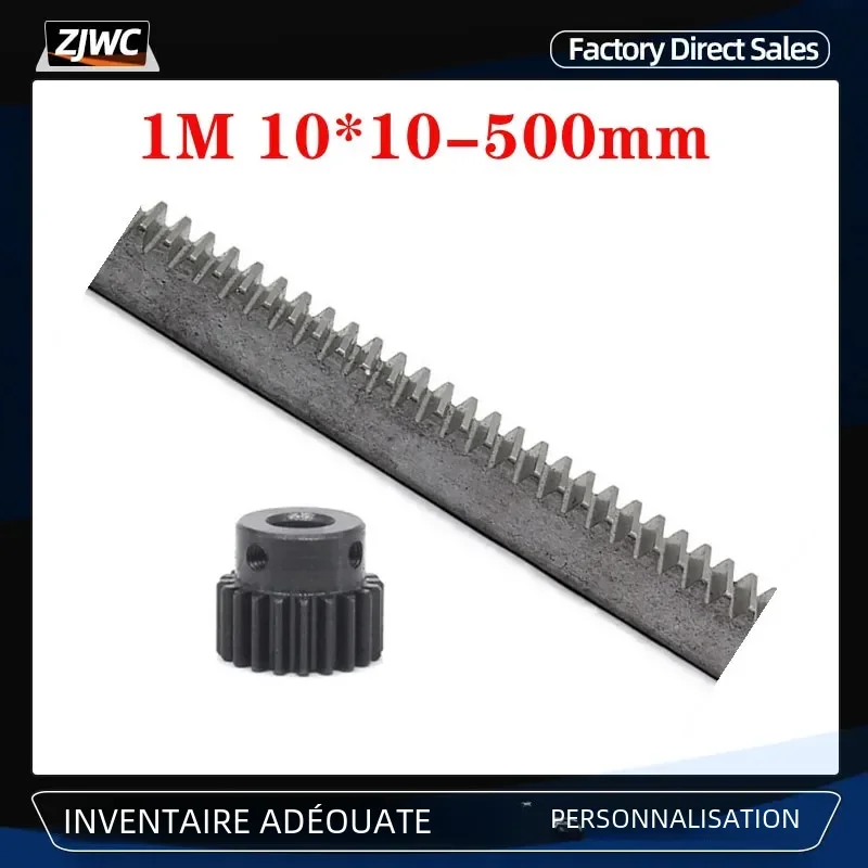Engrenage à Denture Droite Module 1 - 10 à 45 Dents - Acier 45# - Pour Transmission Motorisée Ou Mécanisme