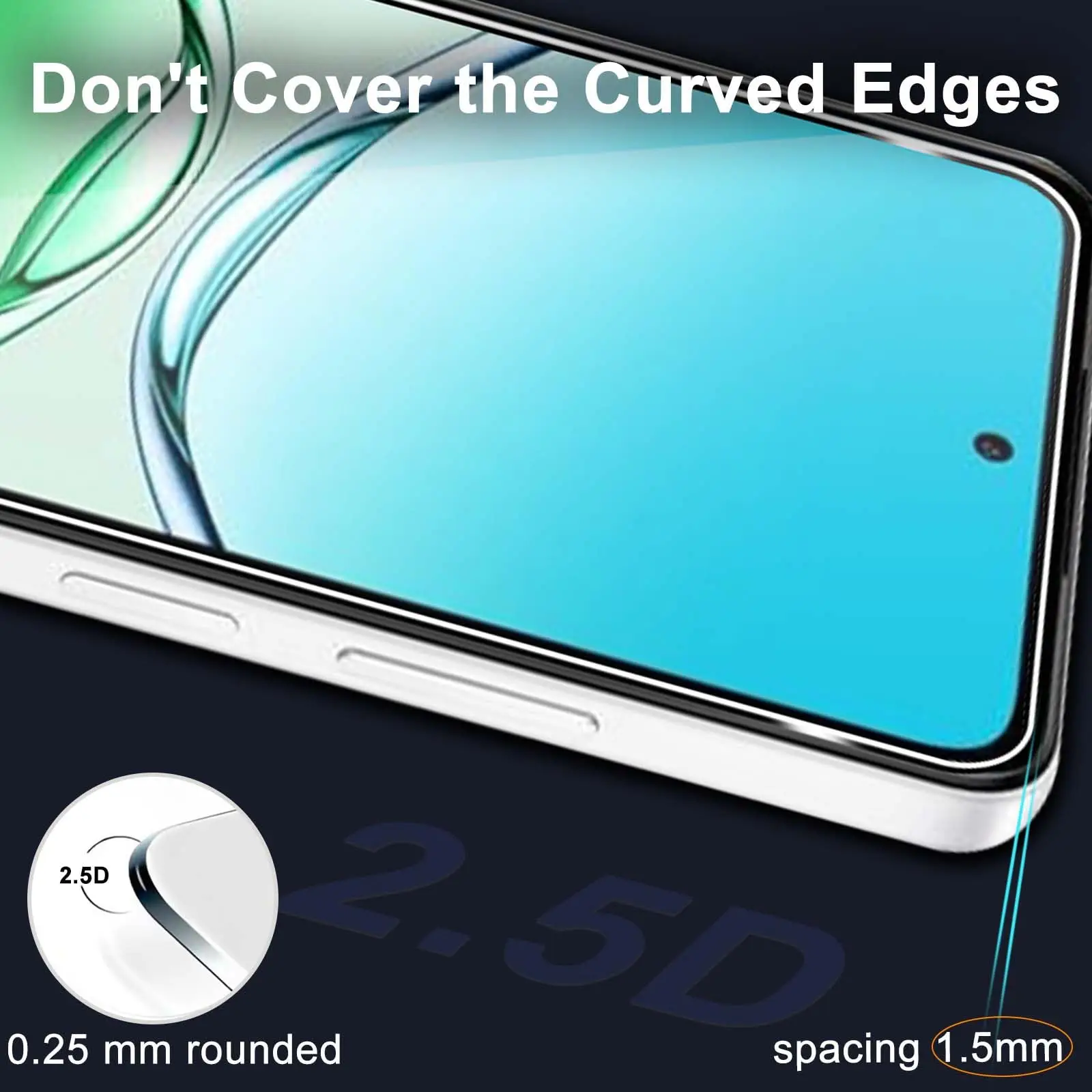 Premium Tempered Glass Screen Protector - 6.67 inch, HD Clear, 9H Hardness, Anti-Scratch, Case Friendly