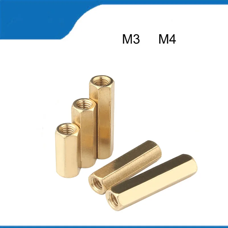 

Высококачественная Шестигранная медная изоляционная Колонка M3 M4 10 шт.