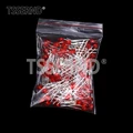 100pcs Red-Red