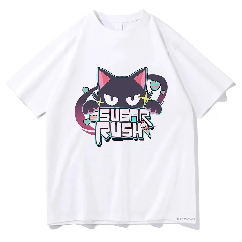 Blue Anime Archive Sugar Rush Lustige Damenbekleidung Unisex Streetwear Manga Cosplay Kleidung Grafik-T-Shirts Ästhetische Kleidung – Detail 8