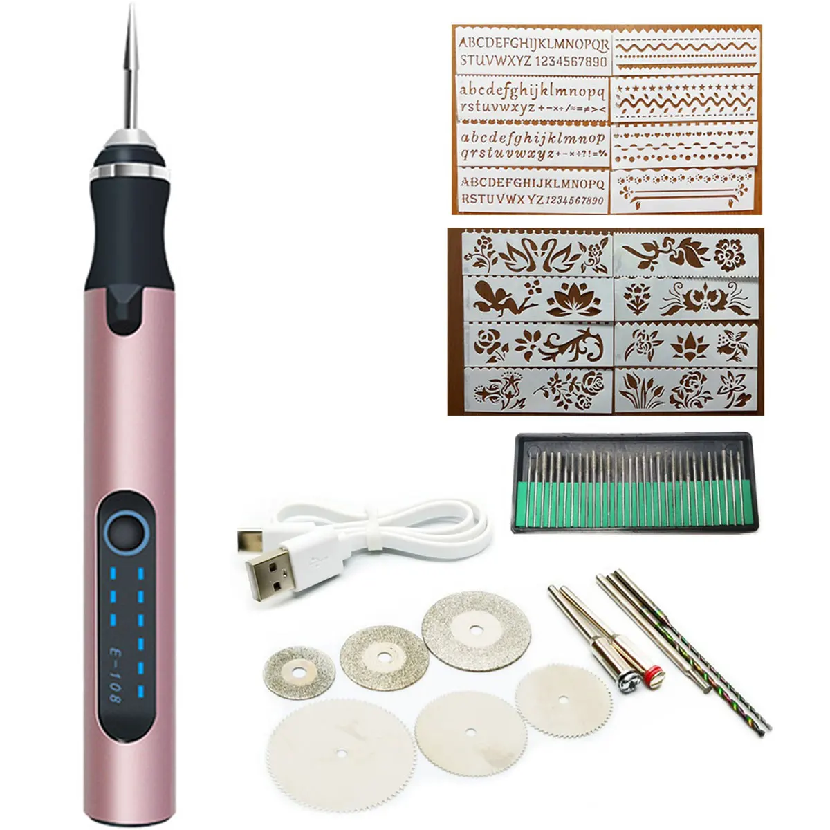 

USB Cordless Drill Mini Wireless Engraving Polishing Pen Electric Drill Electric Wrench For Metal Dremel Tools Drilling Carving