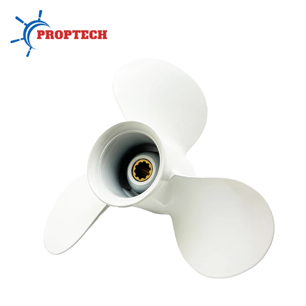9 7/8*9 Outboard Propeller For YAMAHA 20HP 25HP 30HP Boat Motor 664-45941-01-EL 3 Blade 10 Spline Aluminum Alloy Screw