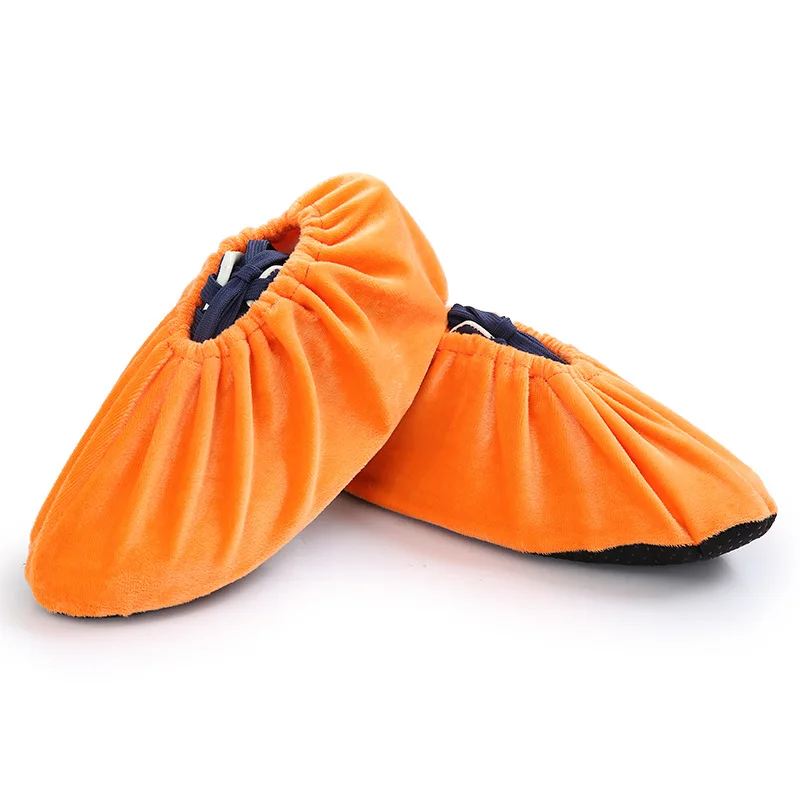 Flannel Cloth Shoes Cover Keep Floor Clean Shoe Accessories Non-slip Foot Cover Autumn Winter Indoor Boots Shoes Protector