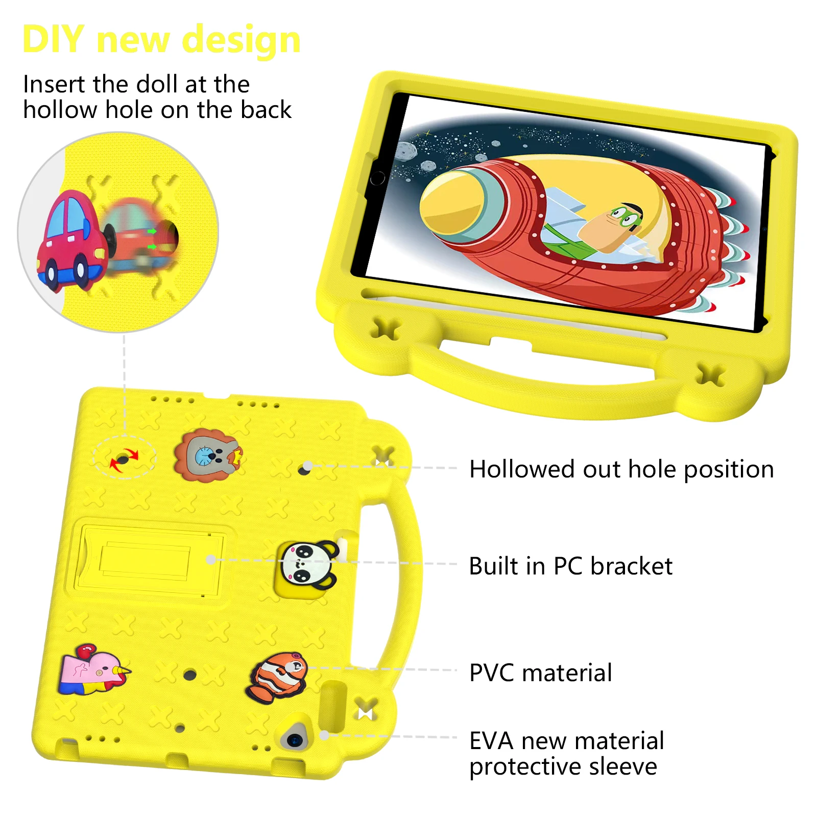 For IPad 10 10th 2022 Case EVA Cover For IPad 10.2 7th 8th 9th Pro 11 2018 2021 Mini 6 5 4 3 10.5 Air 2 9.7 6th 2018 Air4 2020_voghion.com
