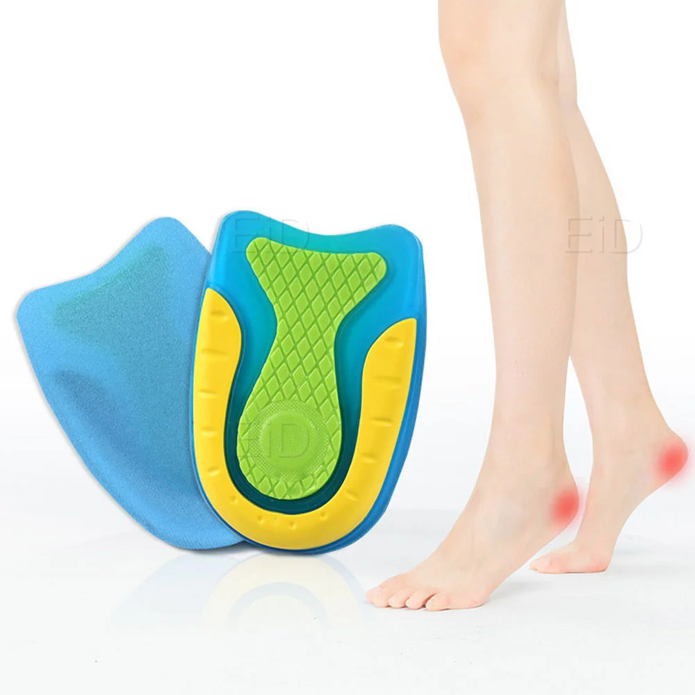 EiD Gel einlegesohle silikon Für Frauen mann ferse Kissen einlegesohlen sohlen entlasten fuß schmerzen Spur Unterstützung Schuh pad Hohe Ferse einfügen Unisex – Detail 22