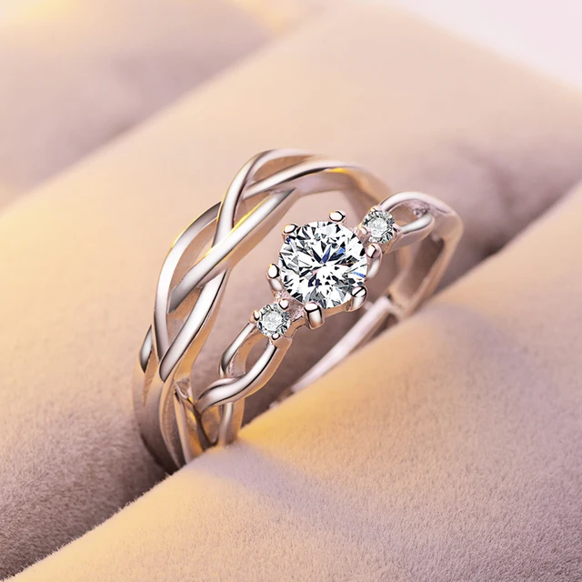 Anillos De Plata BORUO - Anillo De Plata De Ley 925 De Alto Pulido, Resistente Al Deslustre, Ajuste Cómodo, Anillo De Boda, Regalo Para Ocasiones Especiales, 2 Mm, 3 Mm, Tamaño 4-12