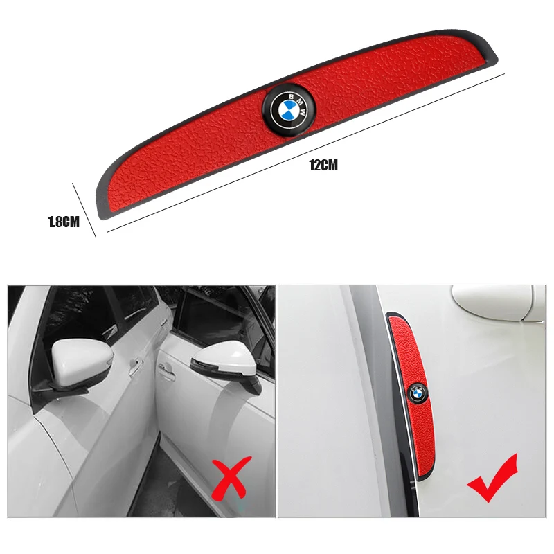 자동차 문짝 범퍼 고무 충돌 방지 스티커, BMW X1 X2 X3 X5 X4 X6 X7 G32 G11 G12 G14 F40 F30 F20 F10 F44 F45 E70 E46, 4 개