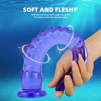 Octopus Tentacle Sucker Anal Plug Dilator Dildos Butt Plug Stimulator Prostate Massager Anal Sex Toy For Women Men Anus Expander 4