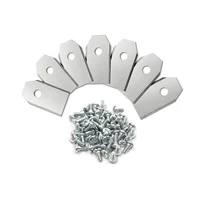 35*18*0.6mm Lawn Robot Blade Silver Gold Lawn Mover Replacement Blade For Gardena Husqvarna Automower yardforce Garden Tools 2