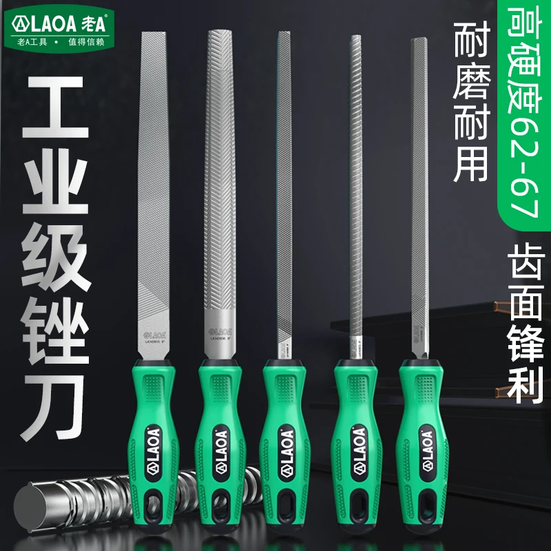 Description Picture 2 of itemLAOA Diamond File Rasper Metal File in Shape Triangle Flat Semicircle Square Milling Tools Carving Tool