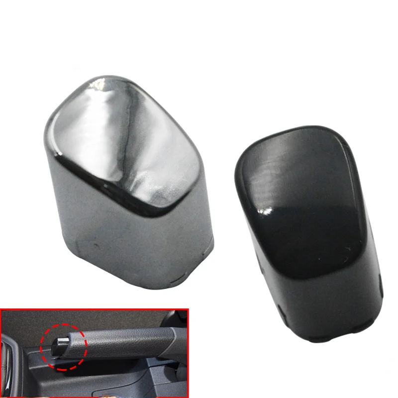 1 Pz Auto Leva Freno A Mano Pulsante Di Parcheggio Copertura Cromata Decorazione Shell Styling Accessorie Per Vw Polo Cross