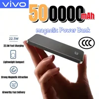 VIVO 500000mAh Magnetic New Power Bank Portable Wireless PD22.5W Fast Charging External Battery for Magsafe For iPhone Samsung