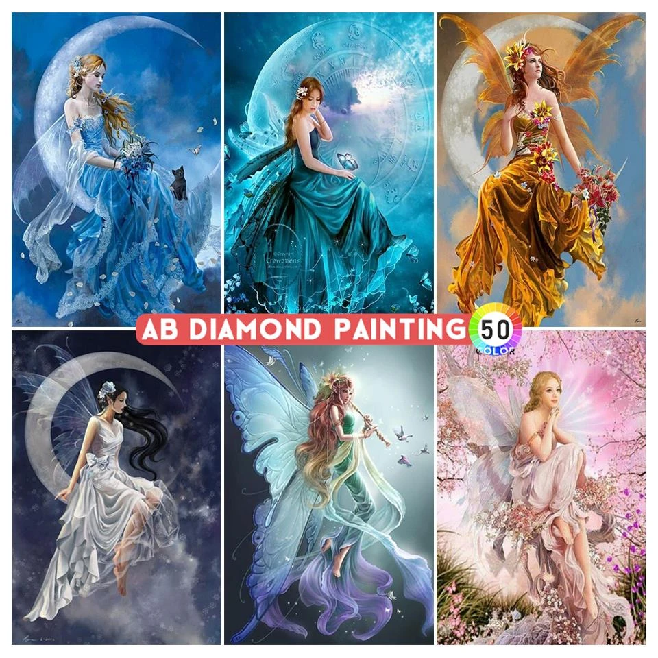 Diamond Painting Pictures Fairies Diamond Art Painting Ab Drill 5d