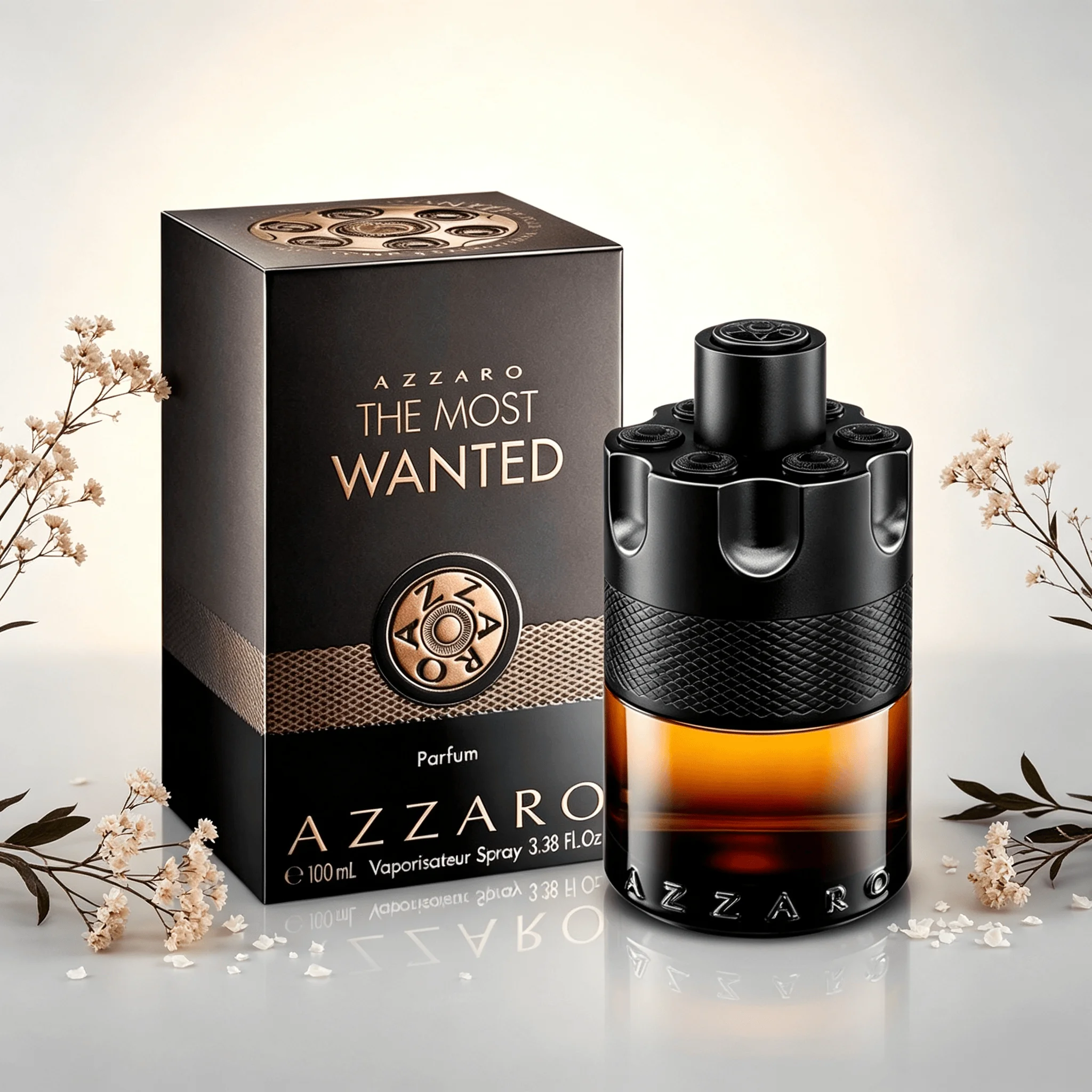 Azzaro The Most Wanted Parfum Men Perfume Long Lasting Rich Warm Tobacco Woody Scent Luxury Designer Male Cologne Spray Gift Packaging
