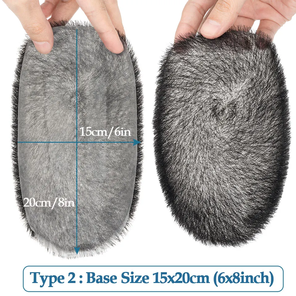 5x7/6x8 Short Buzz Cut Hair Men Toupee Thin Skin PU Human Hair System for Men Replacement Systems Men's Capillary Prothesis 6