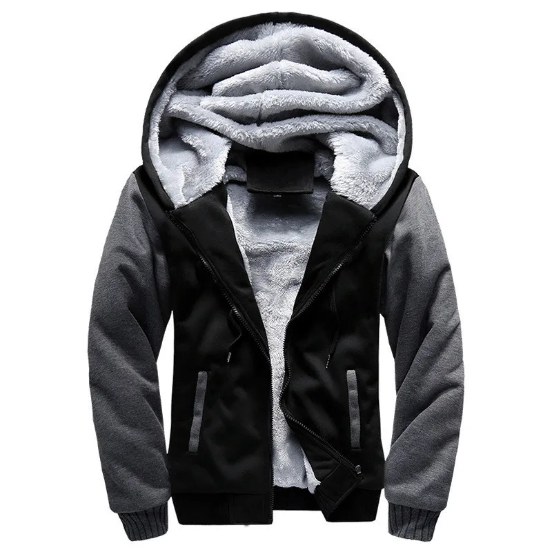 

Men's Winter Jacket Camouflage Thicken Jackets Hooded Fleece Long Sleeve Down Jacket Man Casual Streetwear Men's Clothing