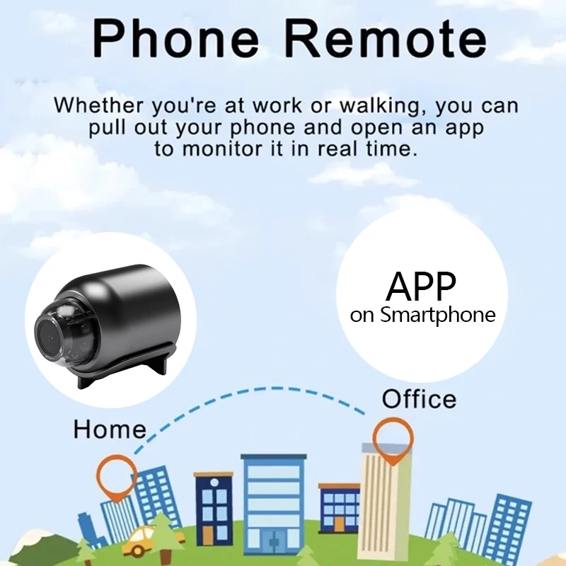 X5 WiFi Webcam 1080P HD Indoor Security IP Camera IR Night-vision Video Recorder Anti-theft Remote Monitor usb camera 2