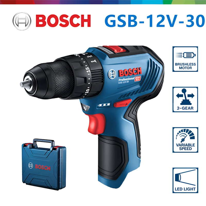 Bosch-elektrikli-matkap-GSB-12V-30-arj-edilebilir-el-elektrikli-matkap ...