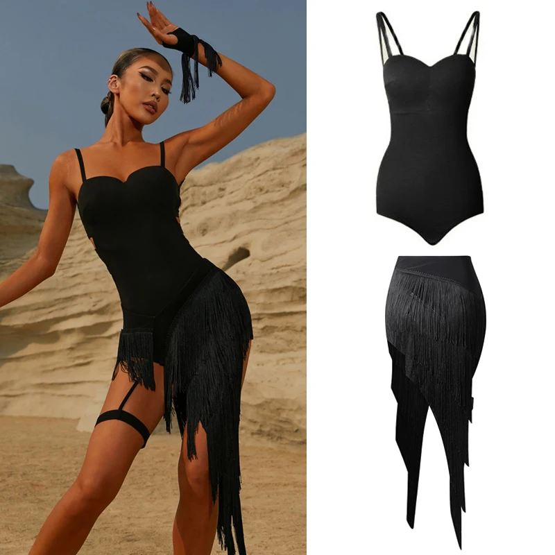 

Женские костюмы для латиноамериканских танцев, сексуальные костюмы для латиноамериканских танцев, женские юбки с бахромой, одежда для латиноамериканских танцев SL5115