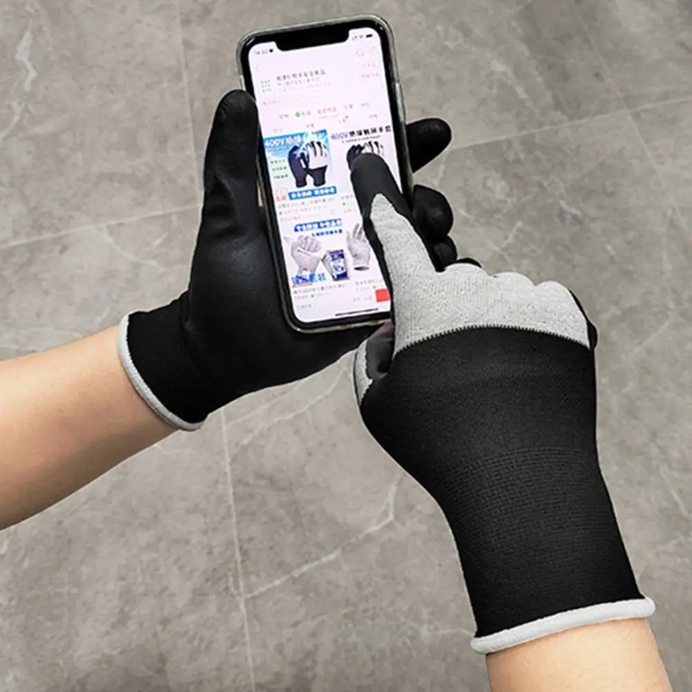Durable Ultrathin Electrician Insulating Gloves Touch Screen Insulation Glove Work Safe Gloves Household Protective Mittens