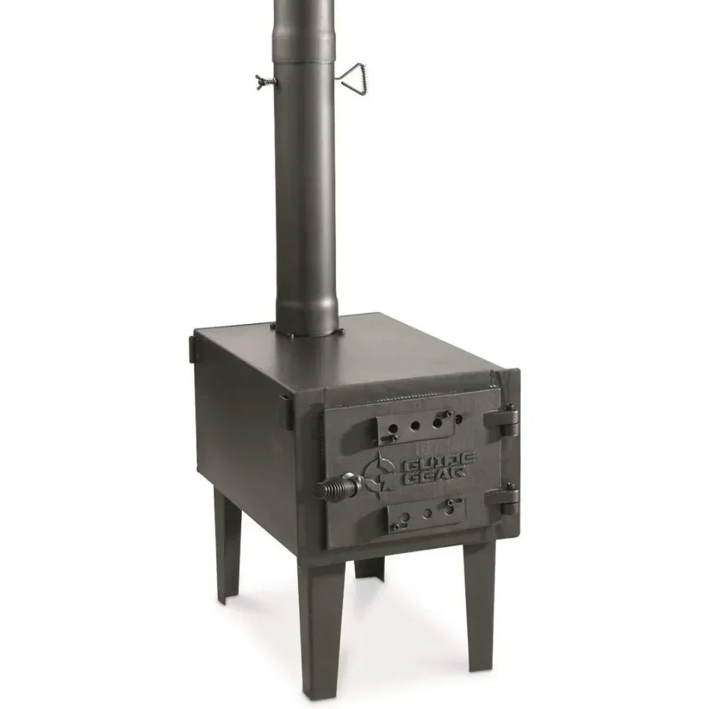 Outdoor Wood Burning Stove, Portable with Chimney Pipe for Cooking, Camping, Tent, Hiking, Backpacking Energy Power Saving 4