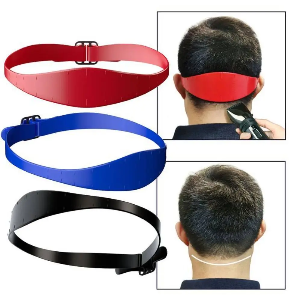

DIY Silicone Neckline Shaving Template Adjustable Hair Trimming Guide Ruler Home Haircuts Curved Headband Hair Styling Tools