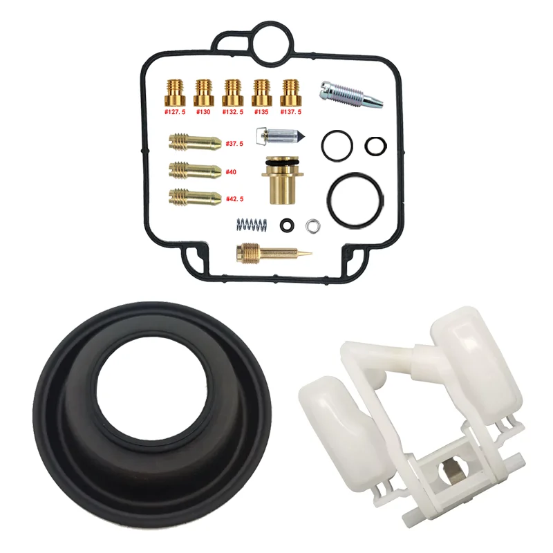 DR350 DR350S 1990-1999 Kit di riparazione carburatore moto DR 350 SE. Galleggiante a membrana in carbonio