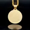 Hip hop New Men's Lion King Tag Personalized Men's Jewelry 316L Stainless Steel with rhinestone Necklace pendant Jewelry 4