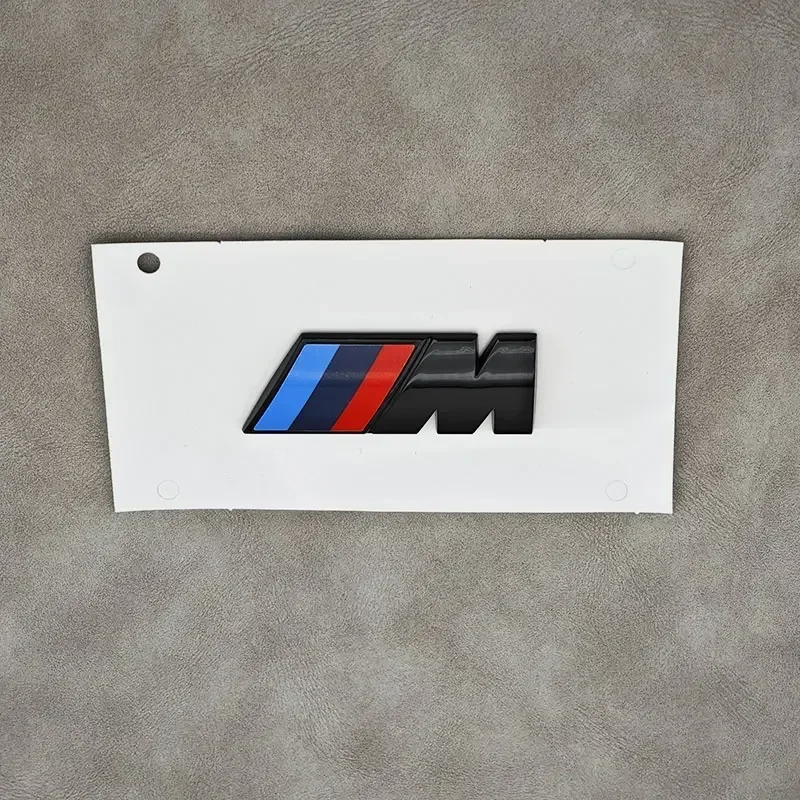 BMW M M3 M5 M6 X3 E46 E90 F30 G20 E36 E34 X6 G20 G30 악세사리 ABS 자동차 펜더 사이드 엠블럼 리어 트렁크 배지 M 로고 스티커