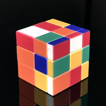3x3x3 Colourful Magic Cube Children Educational Toy  Professional Stress Reliever Speed Puzzle Grow the Intellect Toy for Kids 1