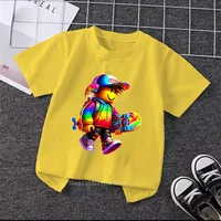 Summertime Styles for Boys and Girls Brand New Robloxing Cartoons Soft Luxurious Fabrics for Stylish Kid's Clothing 2