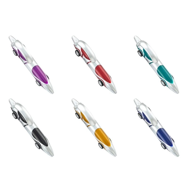 5Pcs/lot Kids Car Shape Ballpoint Pen Student Gifts Car Ballpoint Pen Cartoon Shaped Auto Ballpoint Dropship