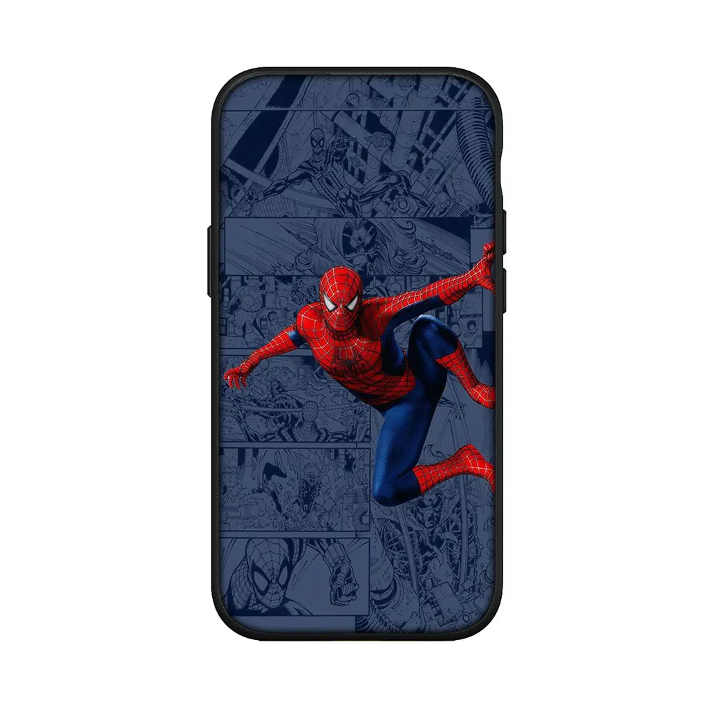 スパイダーマンとスパイダーマンの携帯電話ケース,iPhone 14 13 12