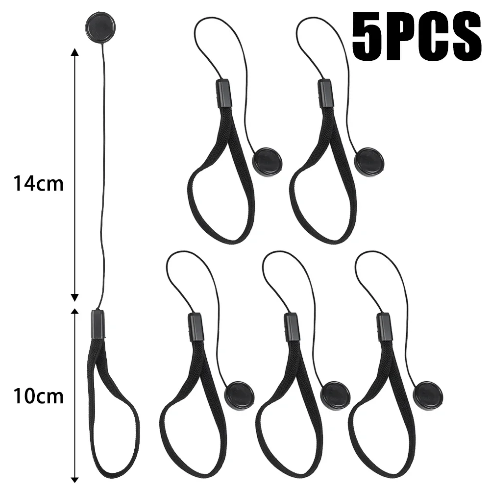 Description Picture 3 of item5/10/20PCS Lens Cover Holder Keeper Straps Universal DSLR Digital Camera Len Cap Anti Loss Protective Rope Accessories