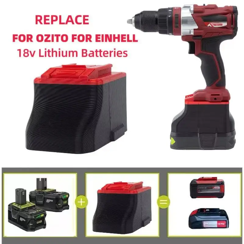 For Ryobi 18V Lithium Ion Batteries Converter Adapter To For OZITO