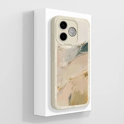 Custodia per telefono in silicone liquido morbido con stampa di gattini, protezione per la fotocamera