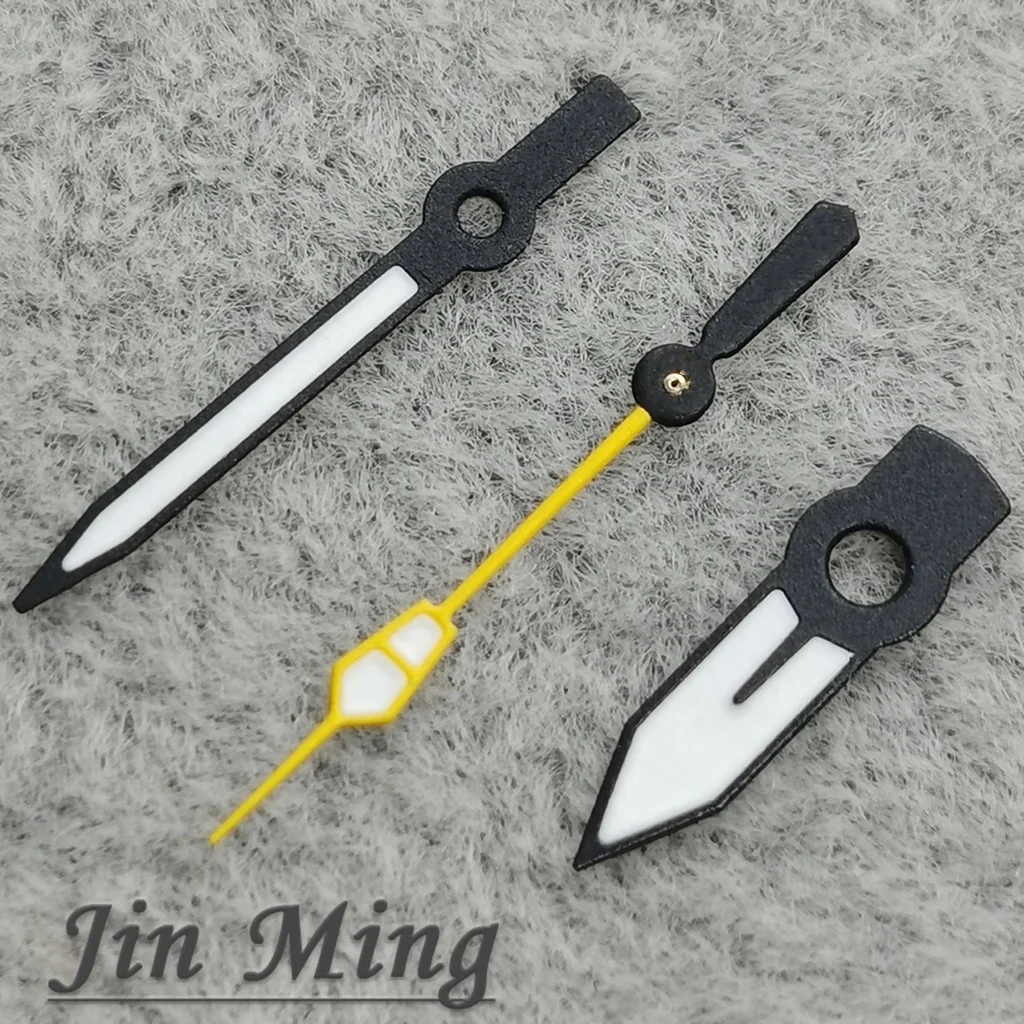 High-Quality Luminous Green and Silver Watch Hands