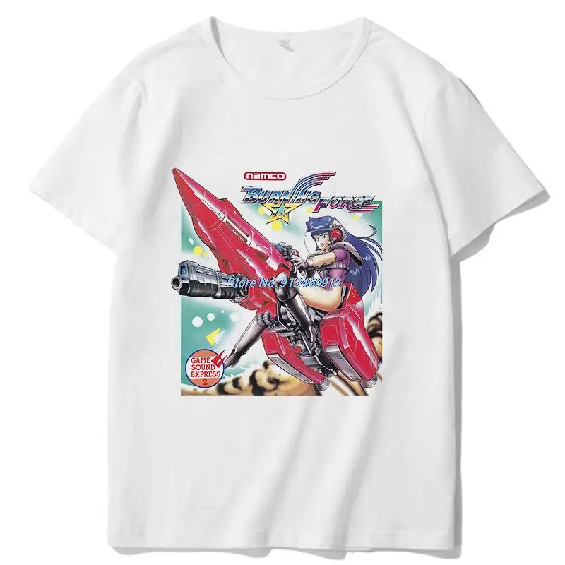 

Burning Force Hiromi Tengenji Sign Duck Shooter Mega Drive Vintage graphic t shirts men's short sleeve t-shirt mens clothes