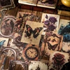 20 pcs Light Retro Poster Material Paper Mysterious Realm Collage Decorative Scrapbooking Memo Pad Diary Album Lable Stationery 4