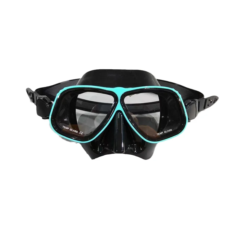 Diving mask Plastic-alloy frame scuba equipment snorkeling goggles Tempered glass 4