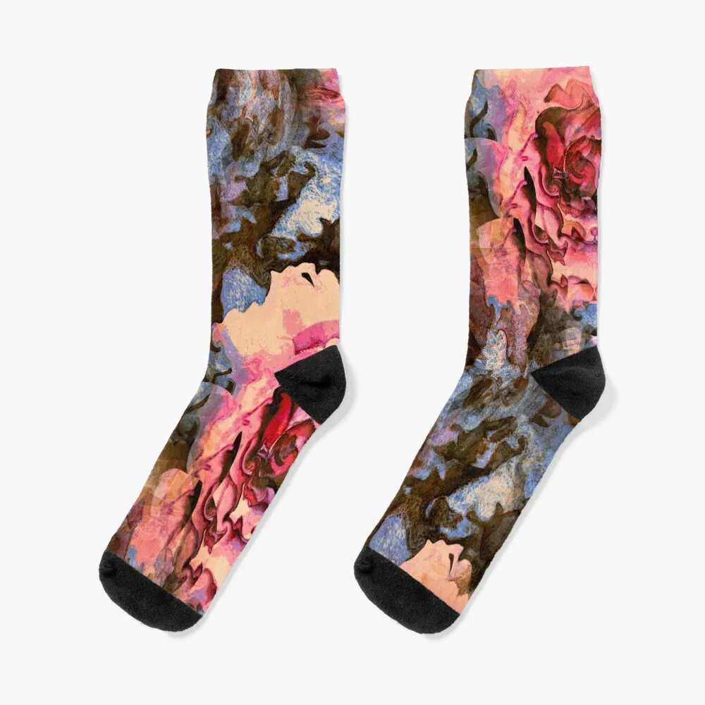 English Roses Socks Toe sports christmas gift Stockings christmas stocking Socks Women Men's