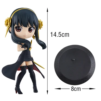 15cm Anime Spy X Family Action Figure Anya Forger Yor Loid Kawaii Qposket Figural PVC Model Toys Kids Birthday Gifts 5