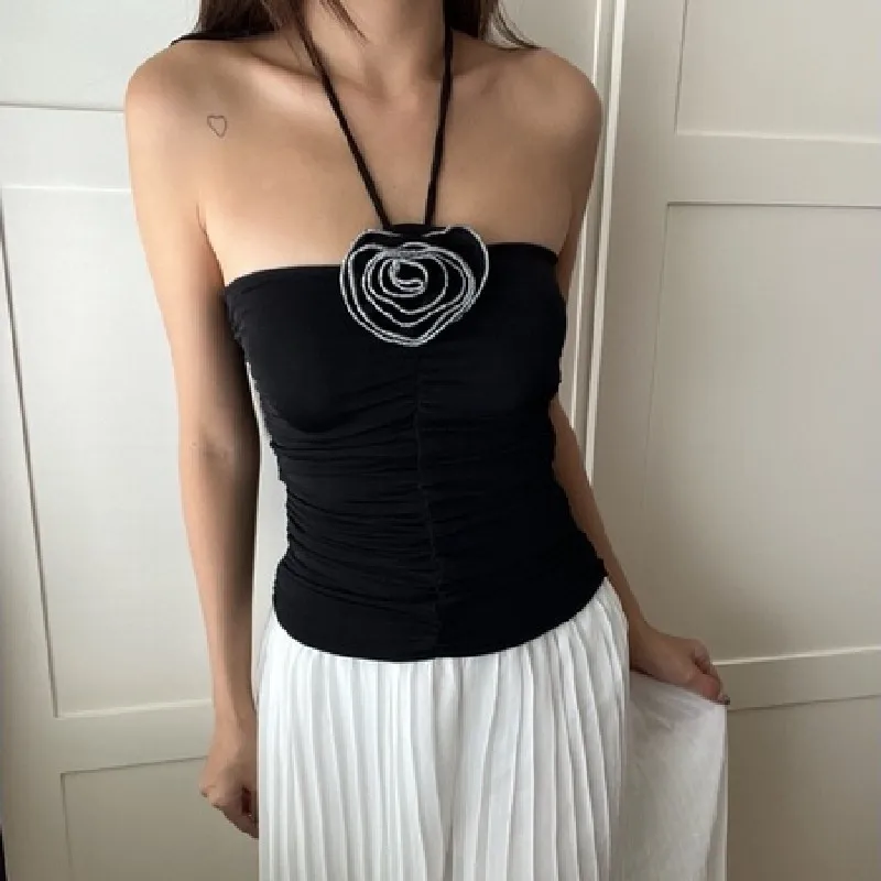 

Spring and Summer Best Selling Women's ClothesinsSexy Hot Girl Halter Pure Want Tube Top VestBjd