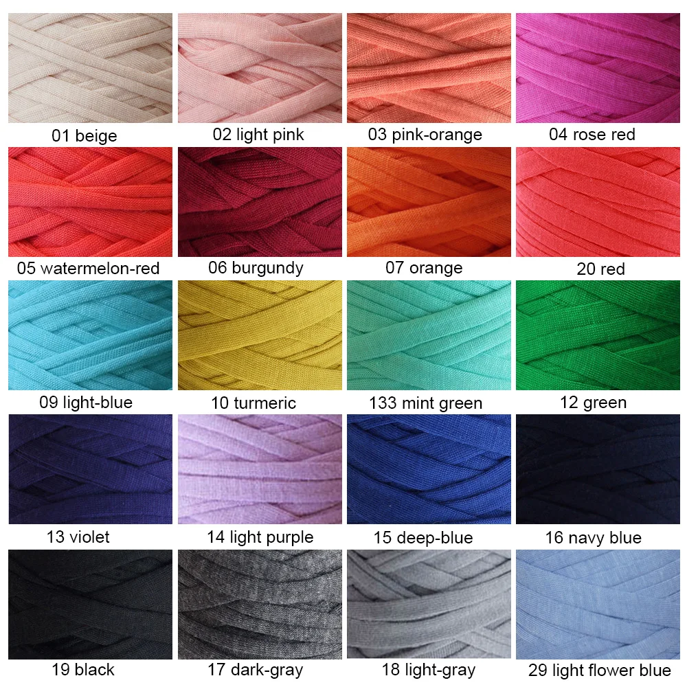 Fancy Yarns For Hand Knitting Thick Thread Crochet Cloth Yarn DIY bag handbag carpet cushion Cotton Cloth T-Shirt Yarn 210g/pcs-knitting yarn,knitting wool yarn,cotton knitting yarn,crochet yarn,cotton yarn,cotton wool yarn