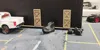 1/64 Model Car Motorcycle Dust Cover Garage Scene Sand Table Accessories 2